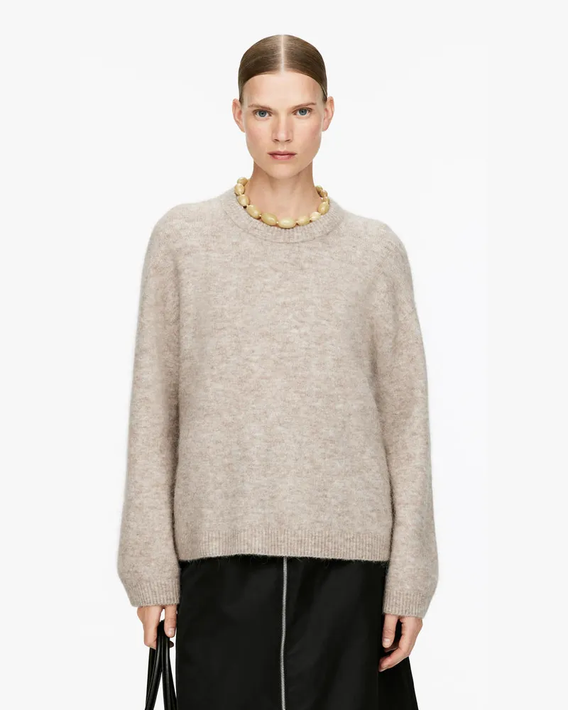 Arket Pullover Aus Alpakawolle Und Wolle -Beige Beige