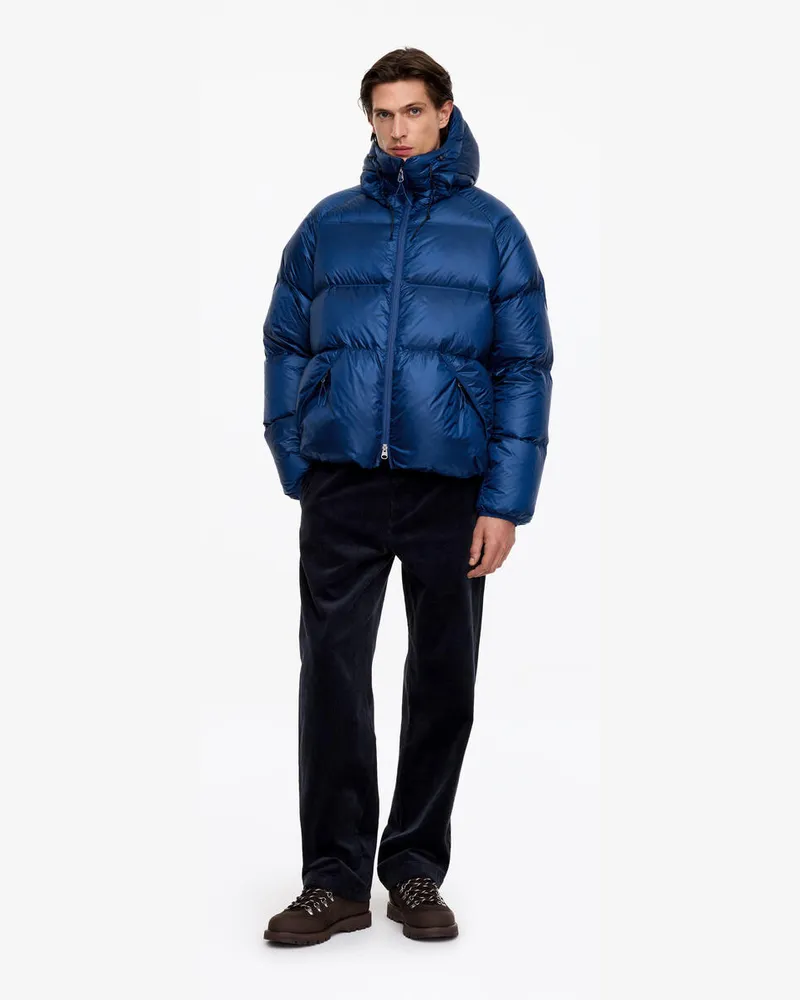 Arket ARKET ACTIVE Re:Down Winterjacke Mit Kapuze -Blau Blau