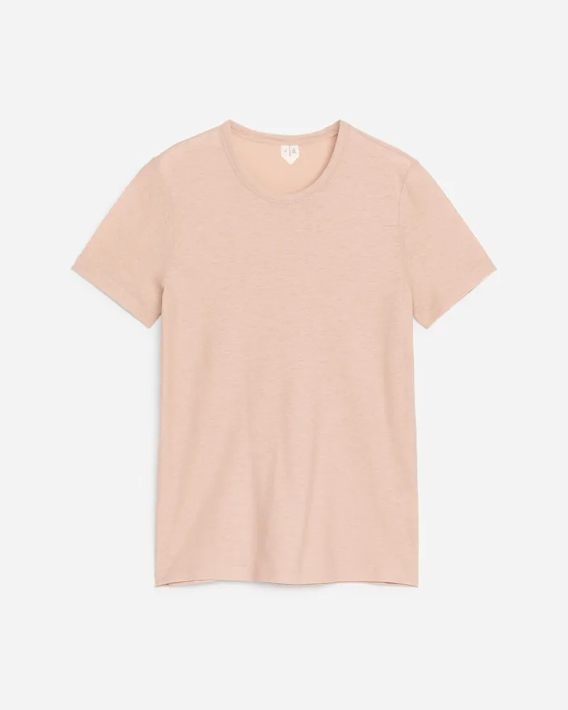 Arket T-Shirt Aus Crêpe-Gewebe -Beige Beige