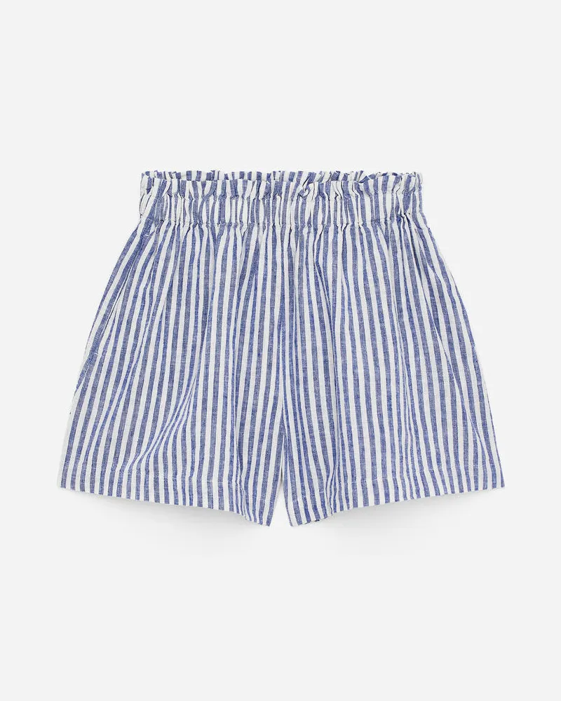 Arket Weite Leinenshorts -Blau Blau