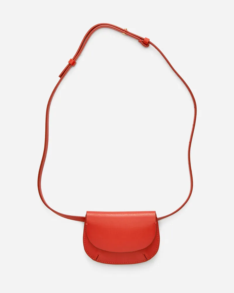 Arket Gürteltasche Aus Leder - Rot Rot