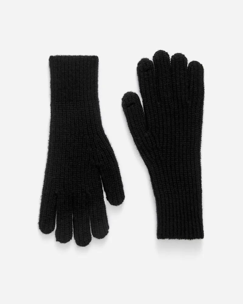 Arket Wollhandschuhe -Schwarz Schwarz