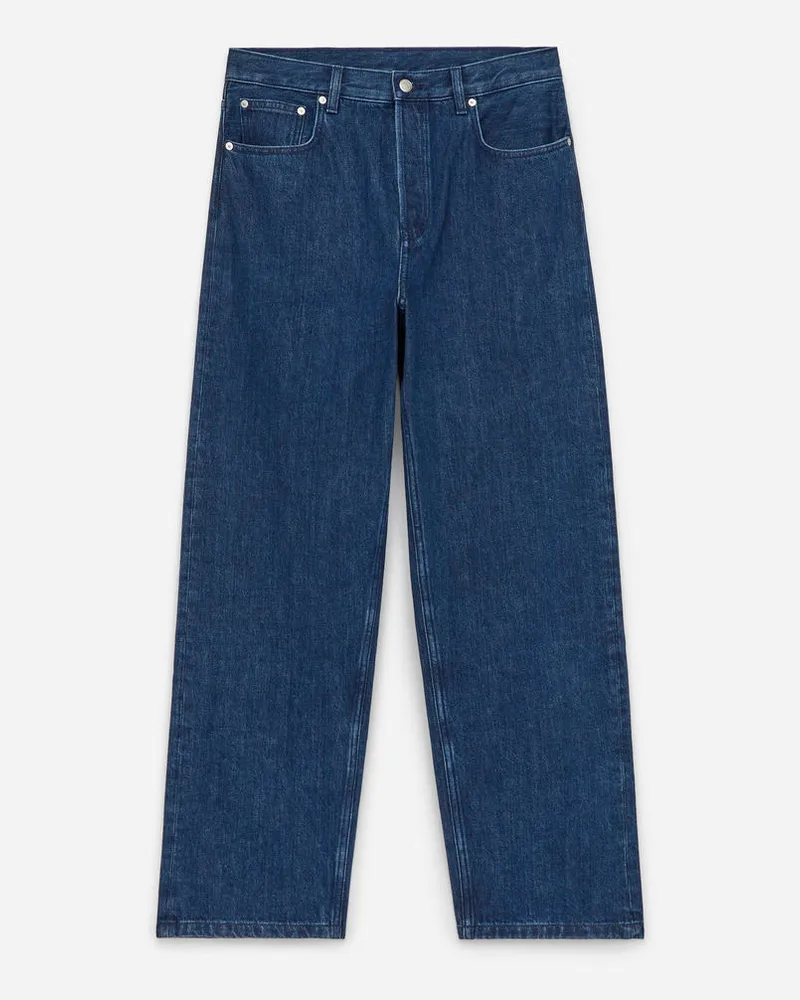 Arket Mist Wide Jeans - Blau Dunkelblau