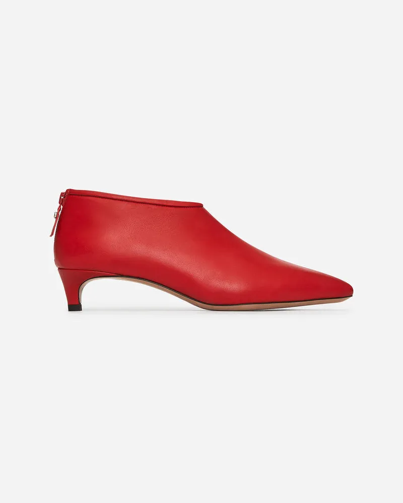 Arket Lederstiefel - Rot Rot