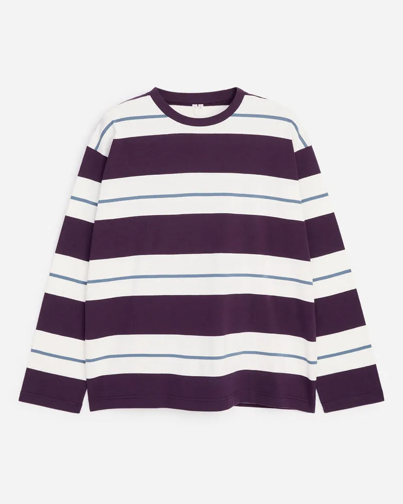 Arket Lockeres Langarmshirt -Lila Lila