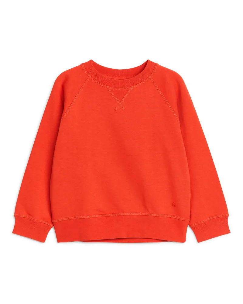 Arket Sweatshirt Aus Baumwolle -Rot Rot