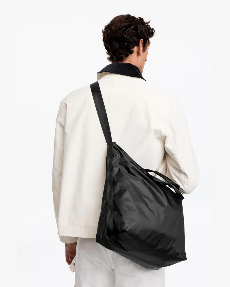 Arket Ripstop Messenger Bag -Schwarz Schwarz