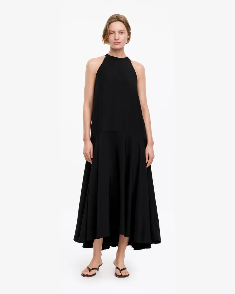 Arket Neckholder-Kleid -Schwarz Schwarz