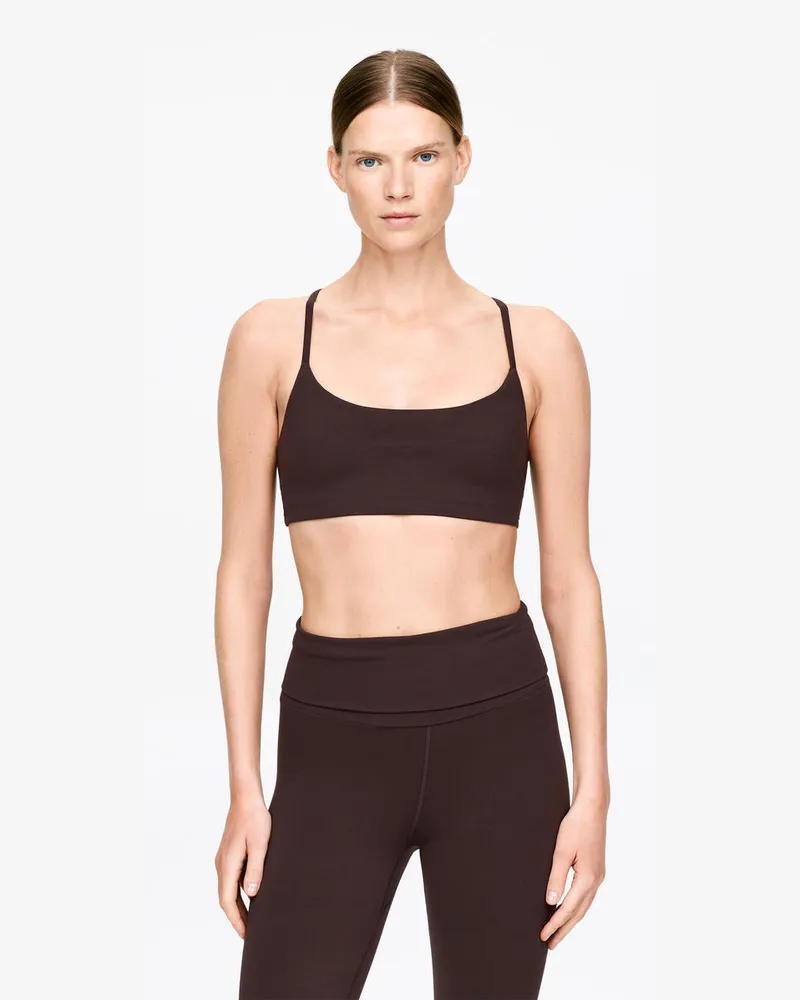 Arket Weicher Stretch-BH -Braun Braun