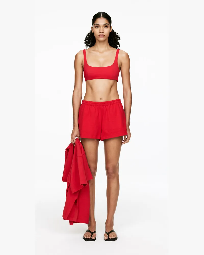 Arket Frotteeshorts -Rot Rot