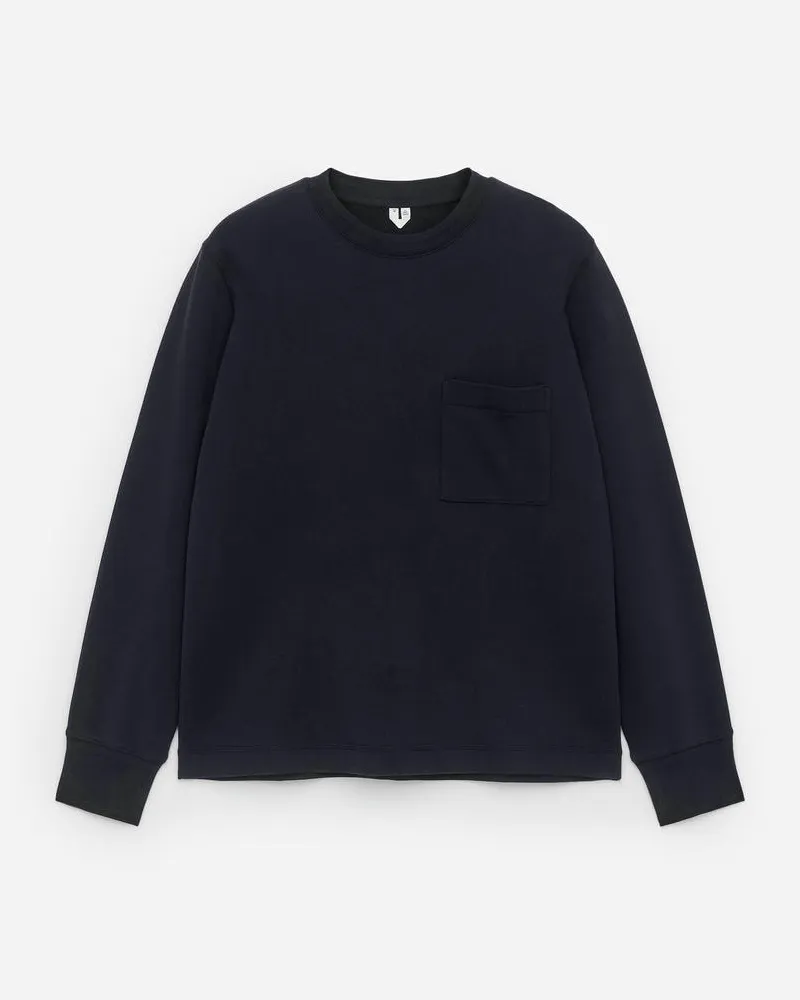 Arket Gerades Sweatshirt -Blau Blau