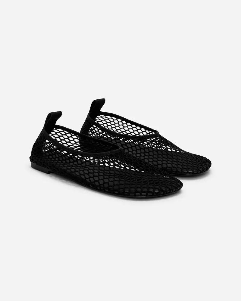 Arket Ballerina Aus Mesh -Schwarz Schwarz
