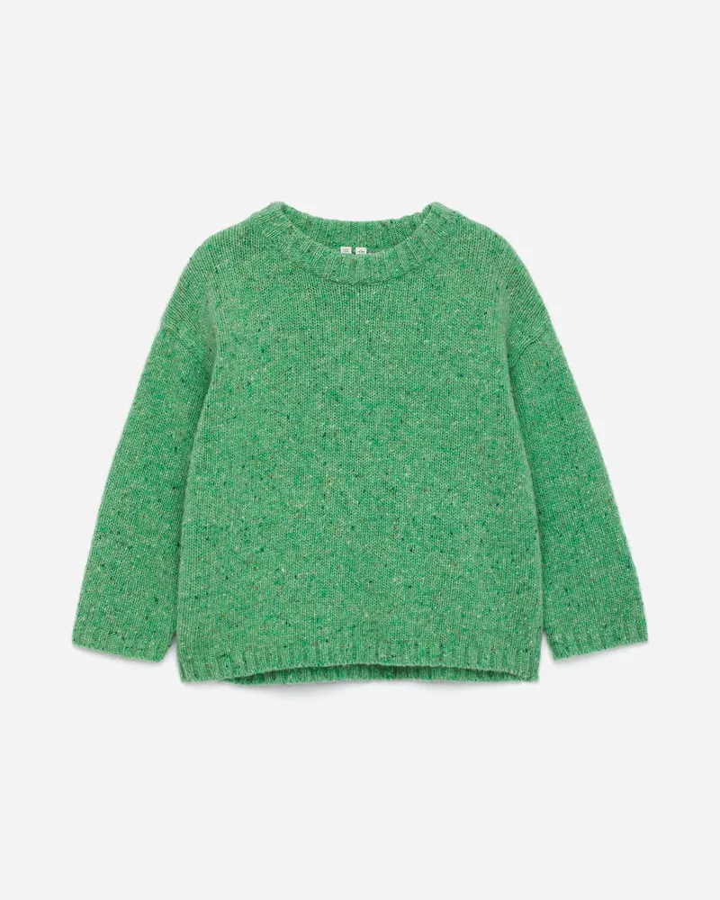Arket Pullover Aus Noppenwollmischung -Grün Grün