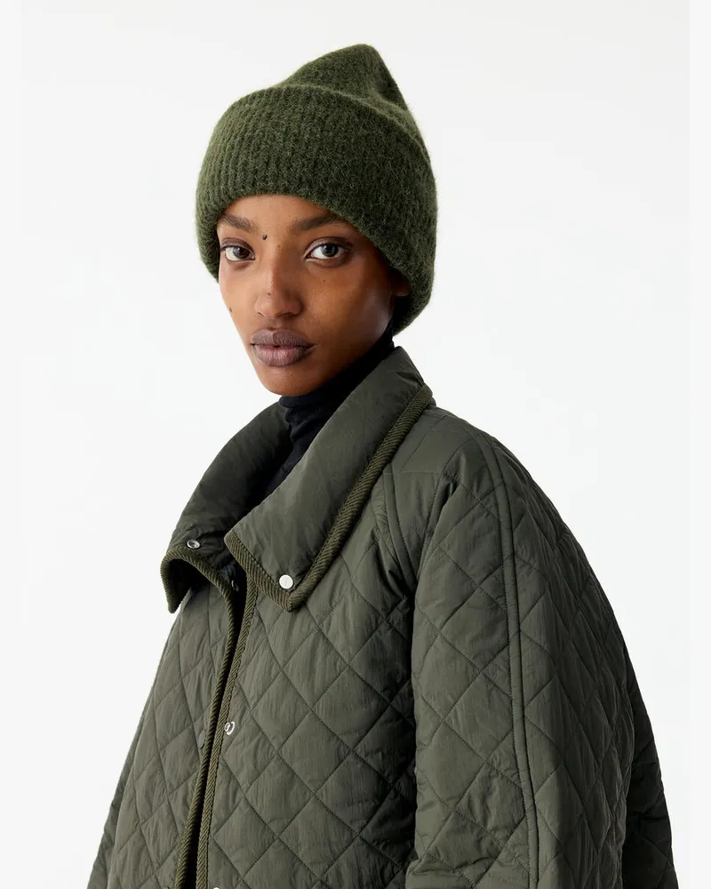 Arket Beanie Aus Alpakawolle Und Wolle -Grün Grün