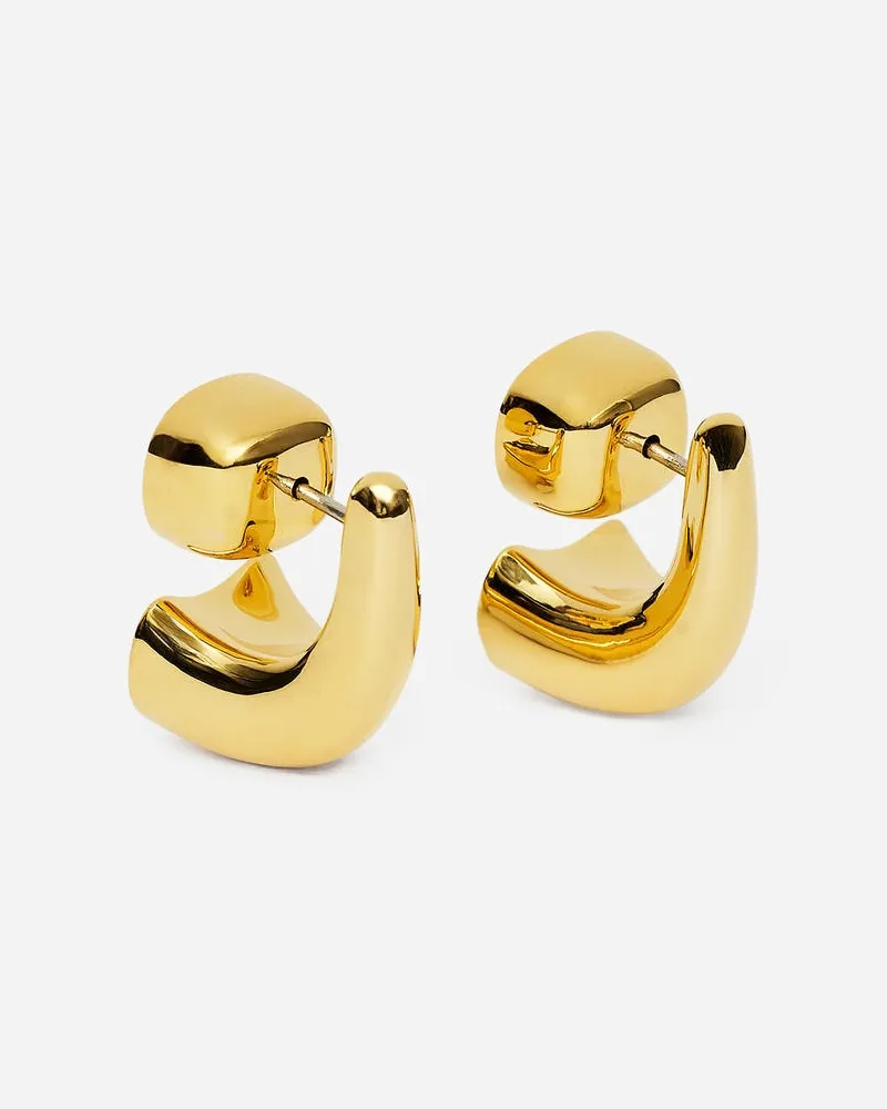 Arket Vergoldete Ohrringe -Goldfarben Goldfarben