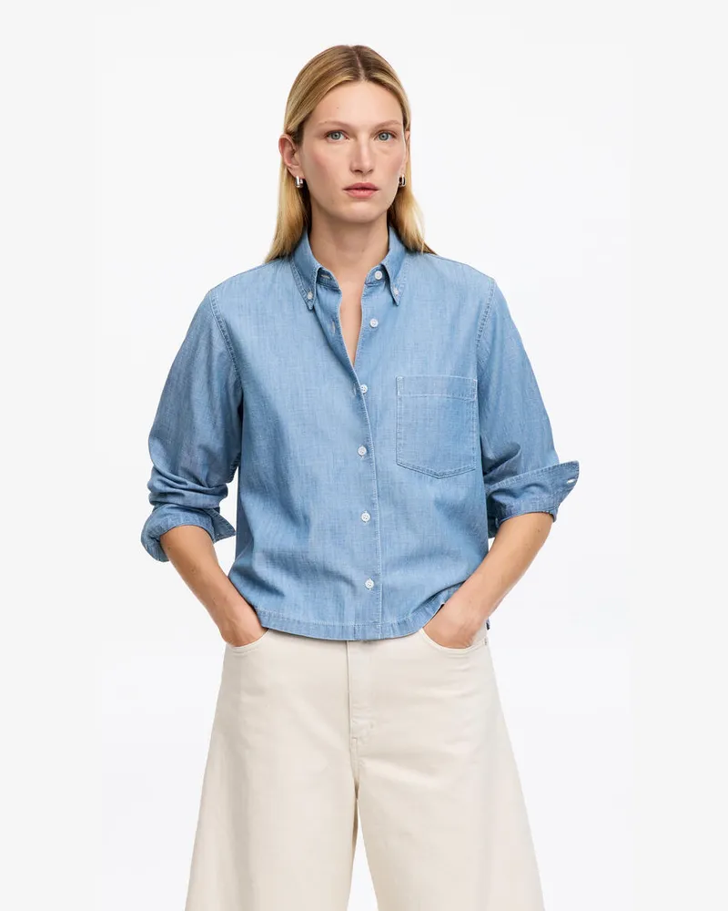 Arket Chambray-Hemd -Blau Blau