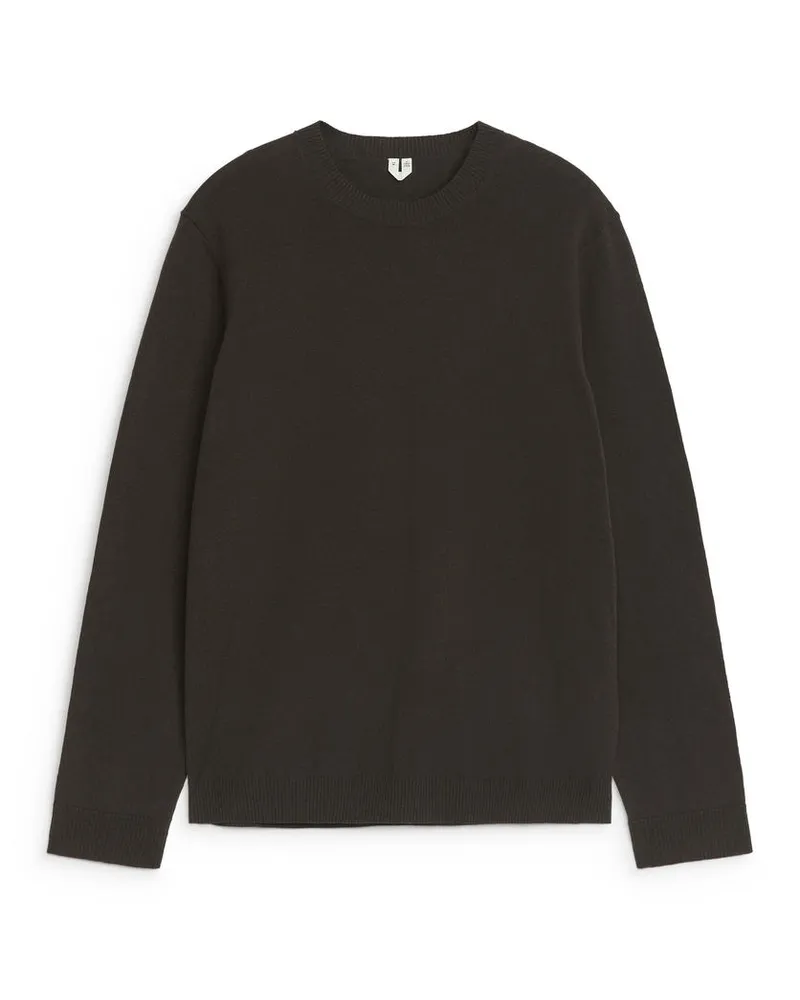 Arket Pullover Aus Leinenmischung - Braun Braun