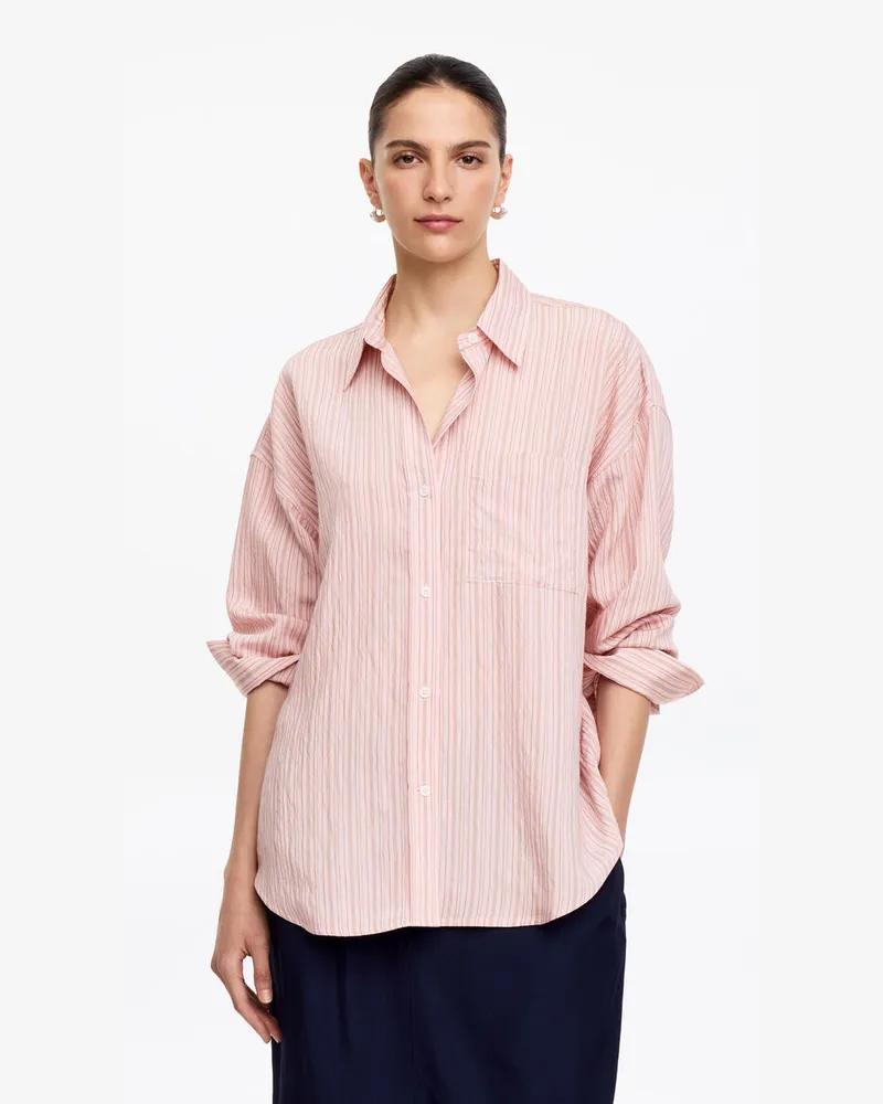 Arket Fließende Bluse -Rosa Rosa