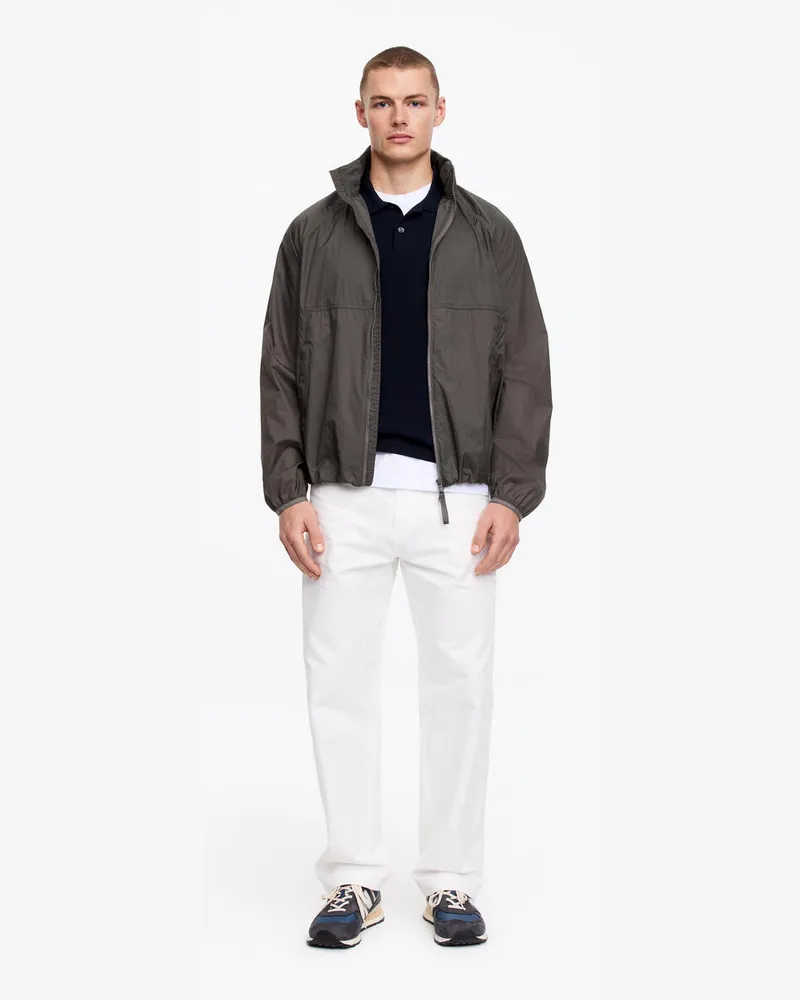 Arket Minimalistischer Windbreaker -Grau Grau