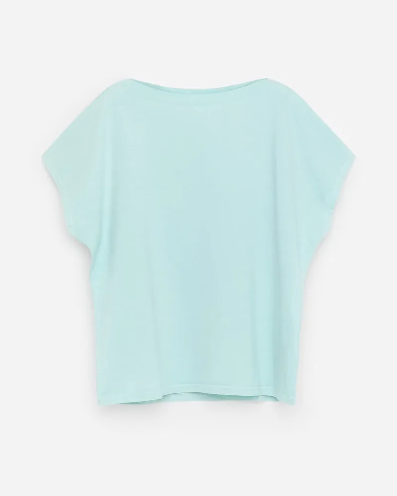 Arket Oberteil Mit Flügelärmeln -Türkis Türkis