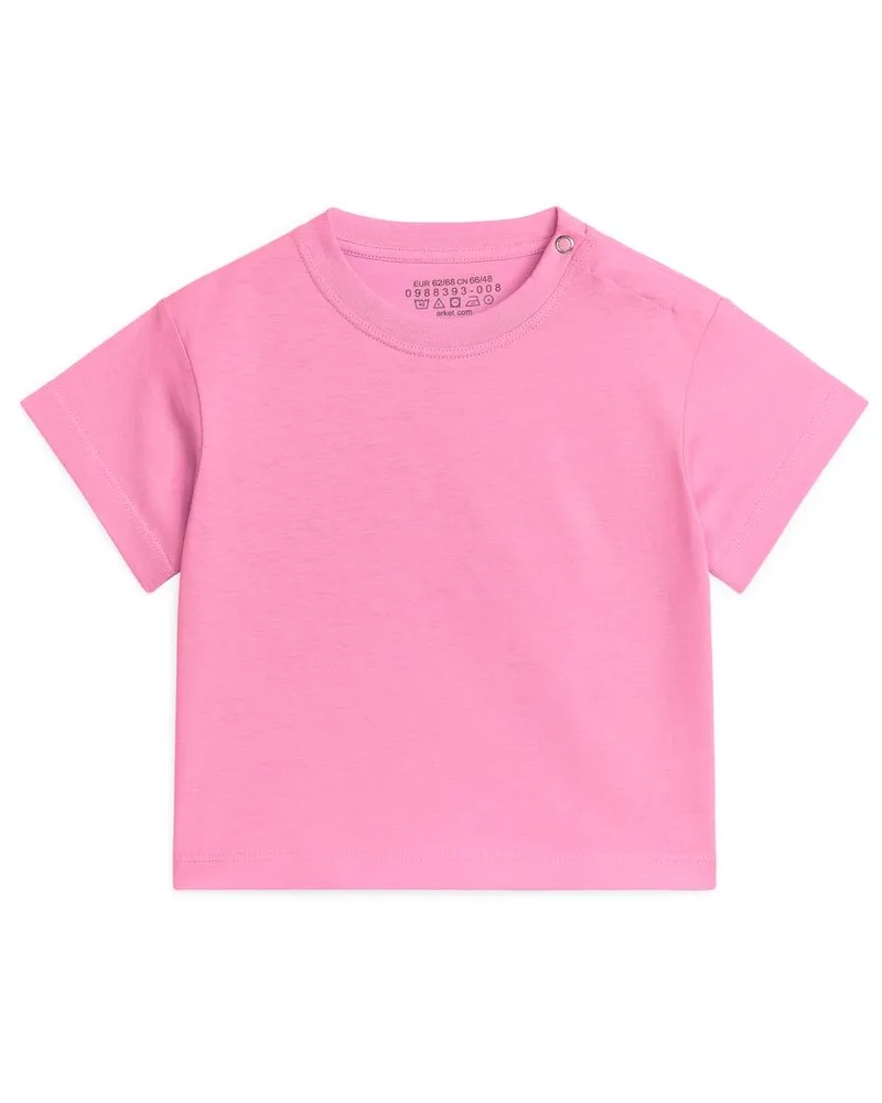 Arket Kurzärmeliges T-Shirt - Rosa Rosa