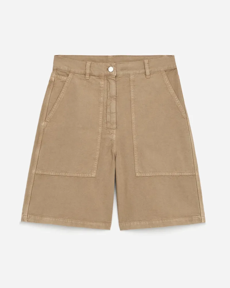Arket Shorts Im Workwear-Look - Beige Beige