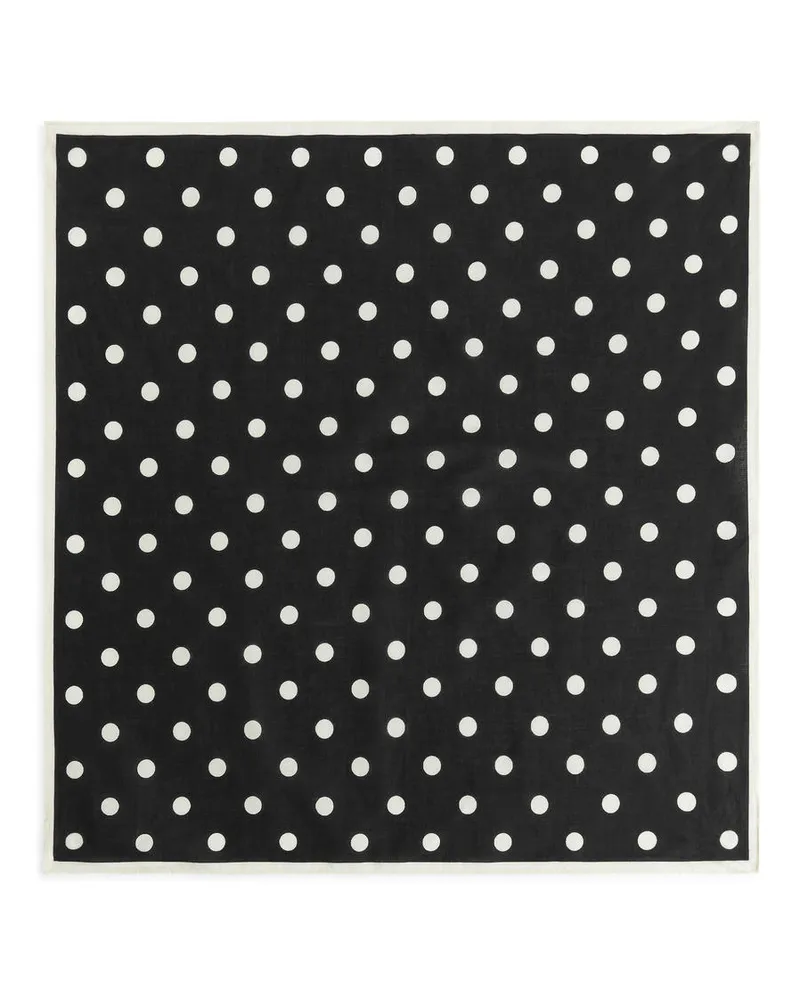 Arket Bandana Aus Baumwolle - Weiß|Schwarz|Mehrfarbig Schwarz