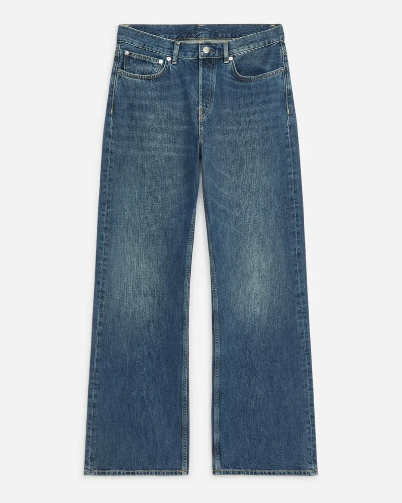Arket CANYON Bootcut Jeans -Blau Blau