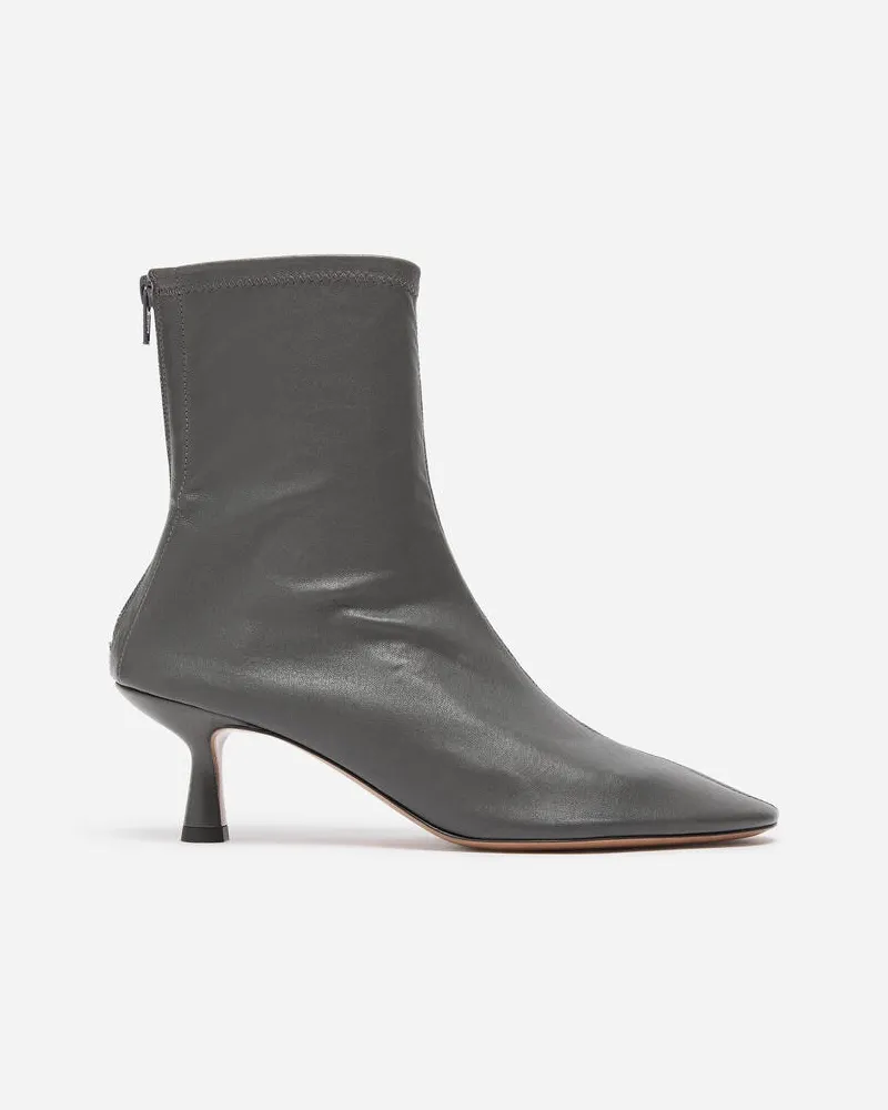 Arket Sock Boot Aus Leder -Grau Grau