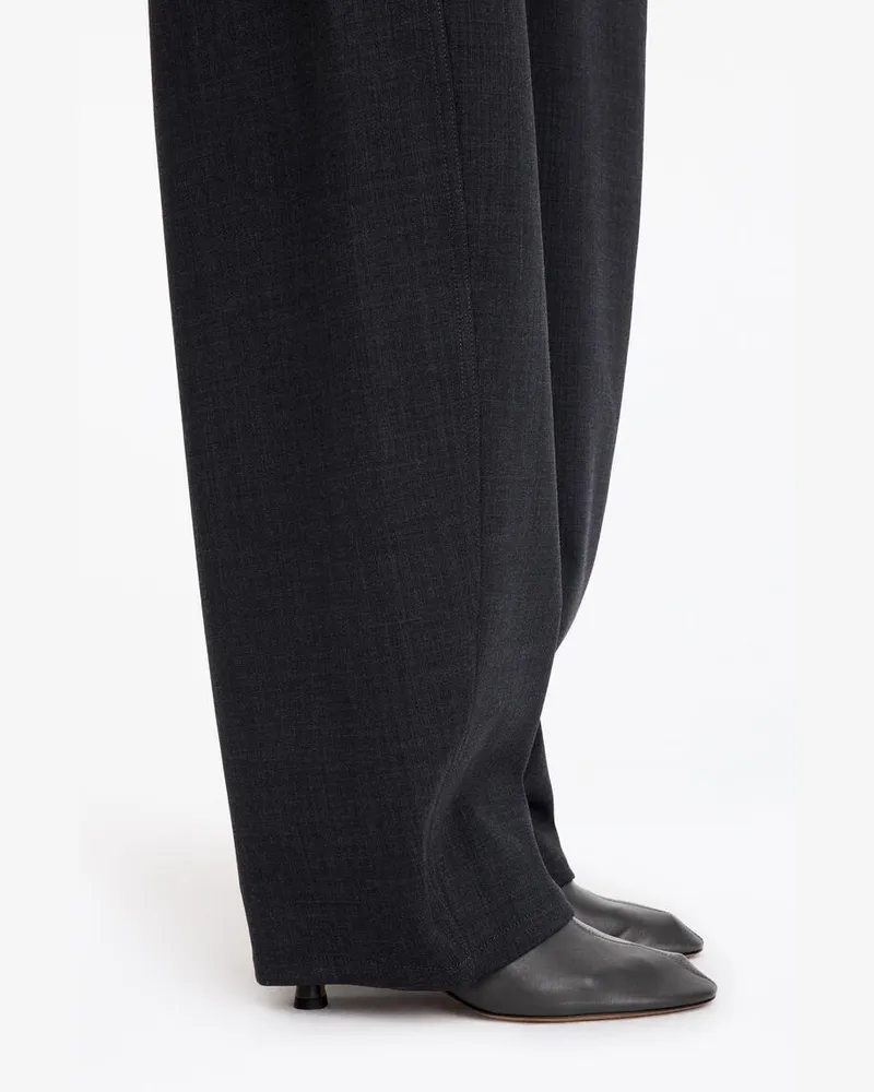 Arket Sock Boot Aus Leder -Grau Grau