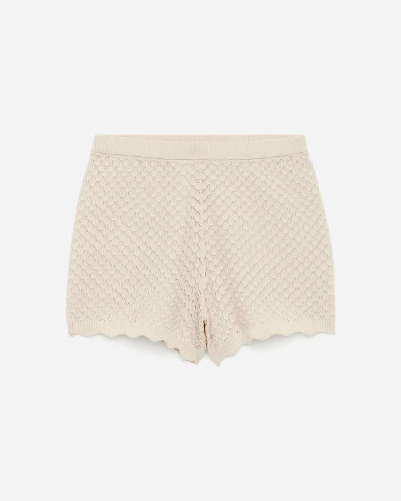 Arket Shorts Mit Bogenkante -Beige Beige