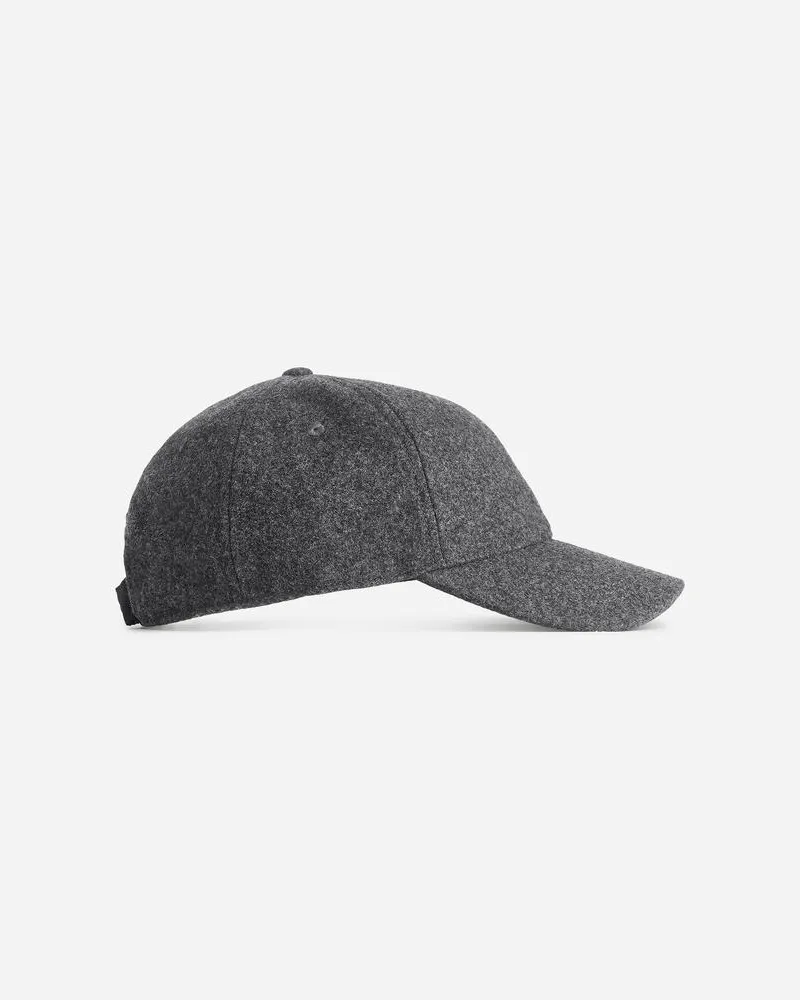 Arket Wollfilzkappe -Grau Grau
