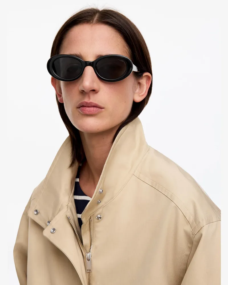 Arket Sonnenbrille Ana Von KOMONO -Schwarz Schwarz