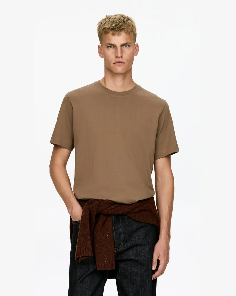 Arket Lockeres T-Shirt 220 GSM -Beige Beige