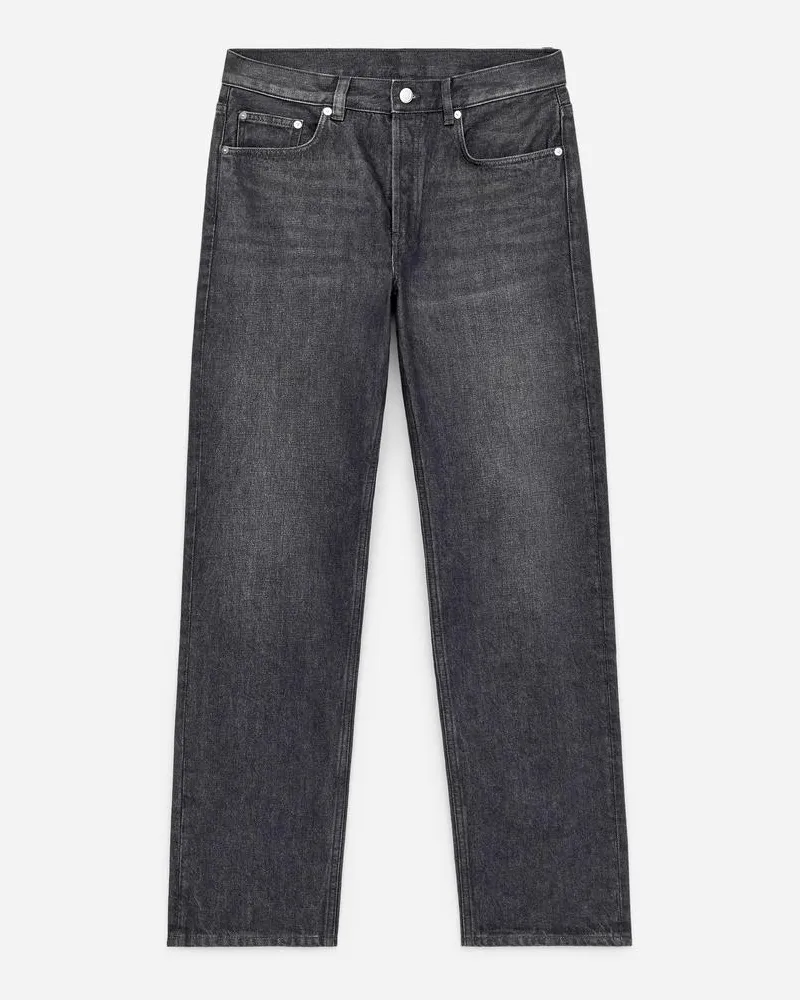 Arket OCEAN Loose Straight Jeans -Grau Grau