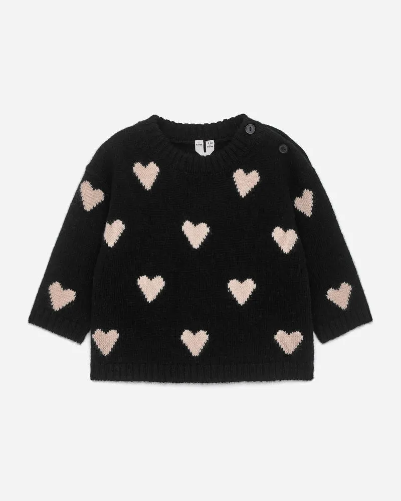 Arket Strickpullover Mit Intarsienmotiv -Beige Beige