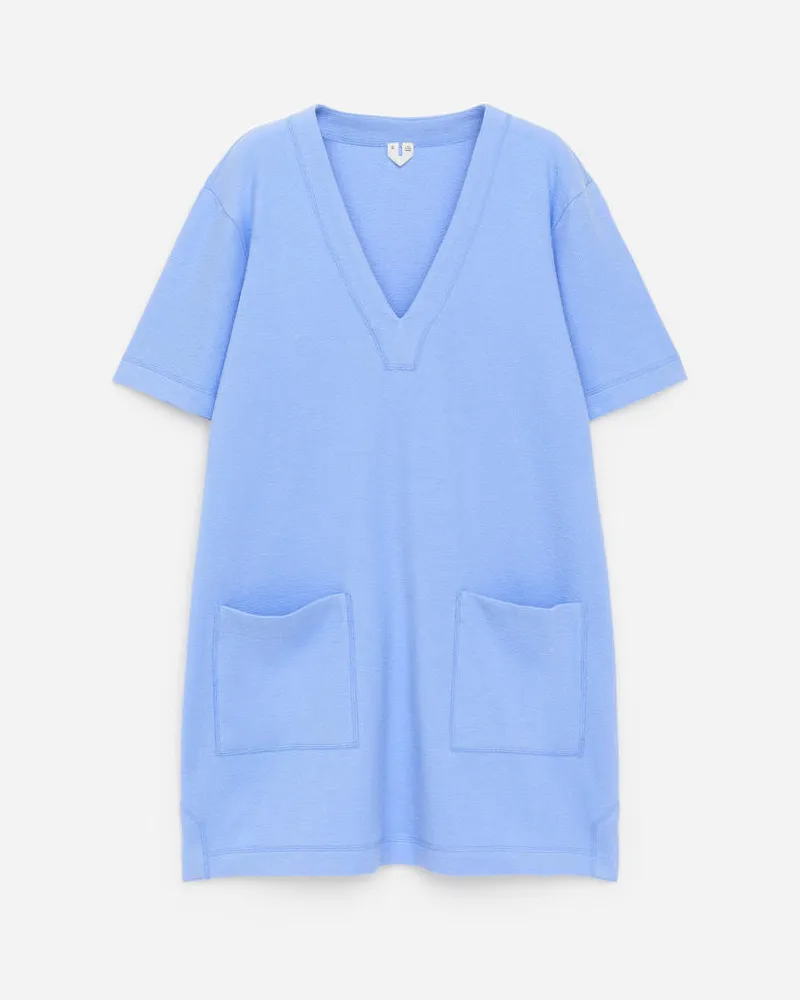 Arket Baumwoll-Frottee-Kleid -Blau Blau