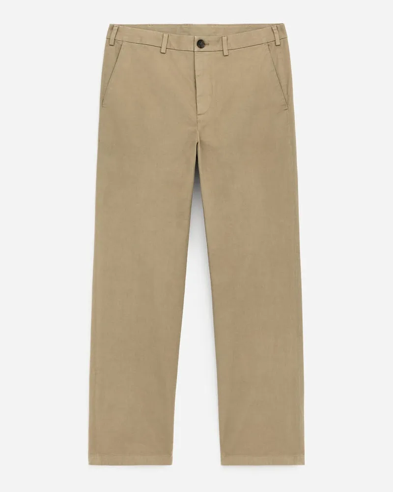 Arket Gerade Geschnittene Chino Aus Baumwolle -Beige Beige