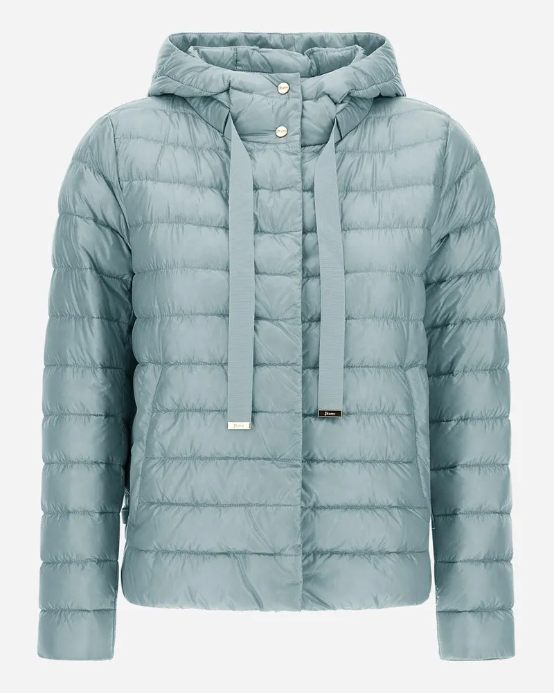 Herno Jacke Aus Nylon Ultralight Hellblau