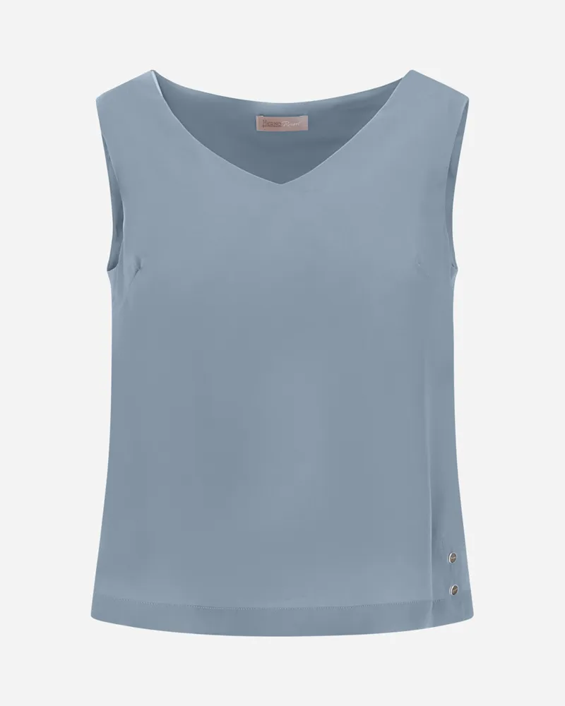 Herno Top Resort Aus Extra Feinem Satin - Frau T-shirts Und Tops Hellblau Hellblau