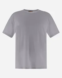 Herno T-shirt Resort Aus Basic Cotton Grau