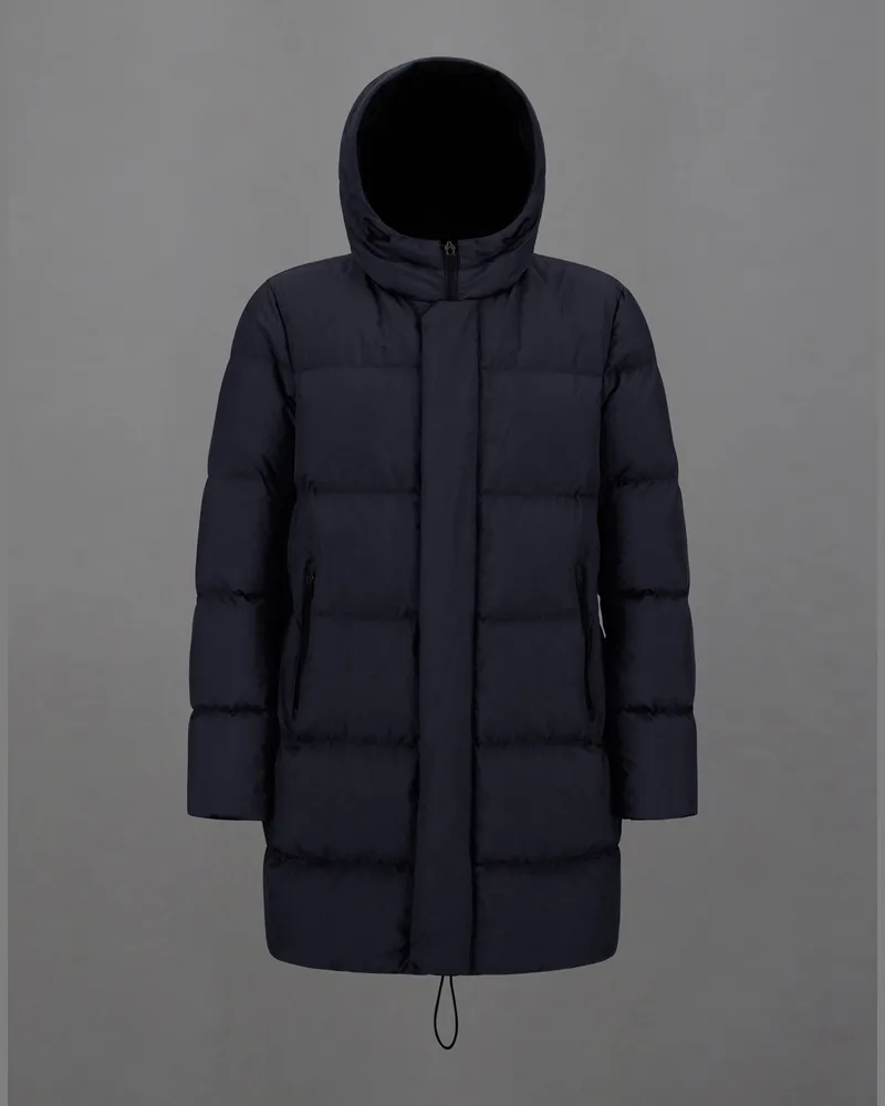 Herno Parka Laminar Aus Gore-tex Infinium Windstopper Blau