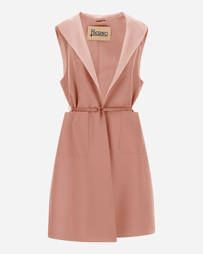 Herno Weste Aus Lana Double Rosa