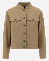 Herno Jacke Aus Tigri Camel