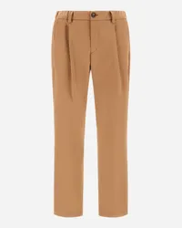 Herno Hose Aus Cotton Feel Camel