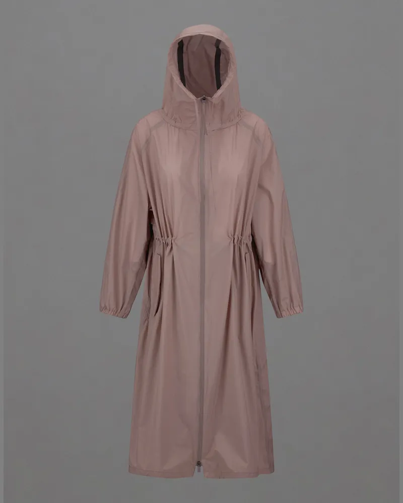 Herno Parka Laminar Aus Translucent Ripstop Puder