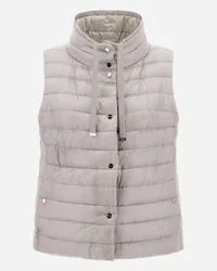 Herno Wendbare Ärmellose Jacke Aus Nylon Ultralight Chantilly