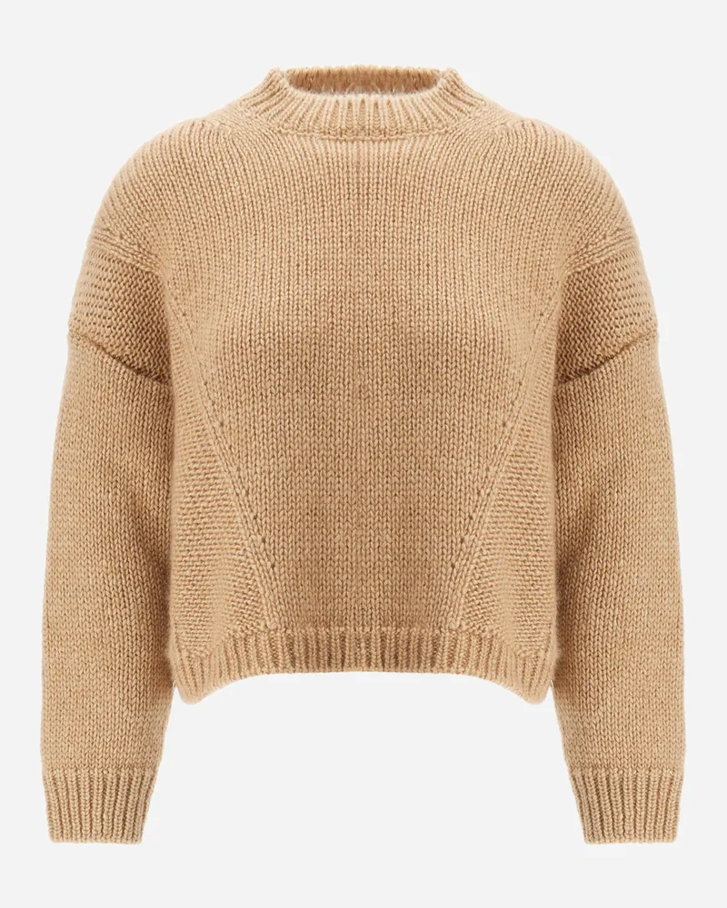 Herno Pullover Aus Sultan Knit Camel