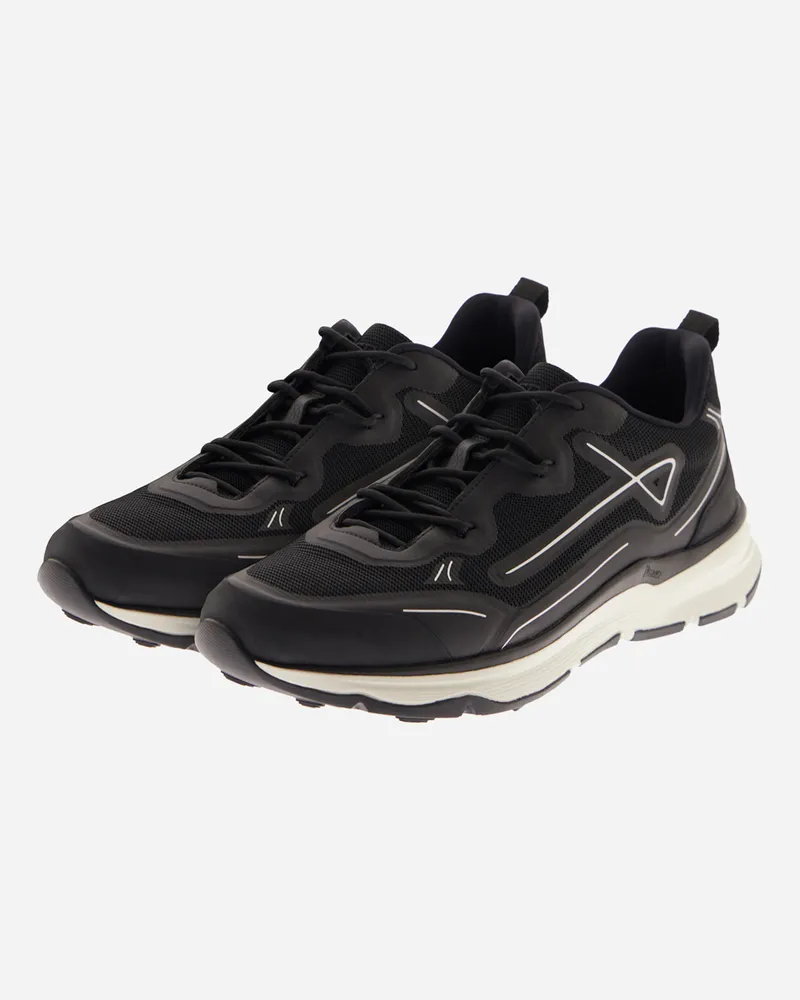 Herno Sneaker Herno Maggiore Aus Nylon - Mann Schuhe Schwarz Schwarz