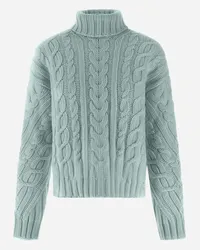 Herno Pulli Resort Aus Infinity Braid Aquamarin